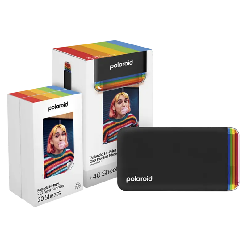 Imprimantă foto Polaroid Hi-Print 2x3 Generation 2 E-Box Negru
Color
