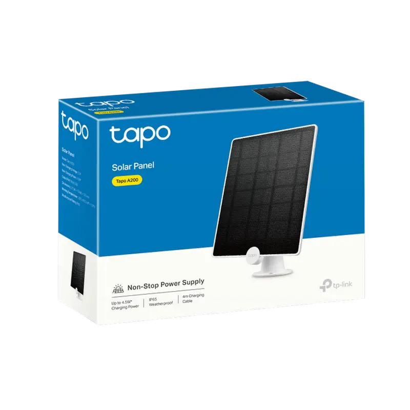 Panouri solare pentru camere TP-LINK TAPO A200 Alb