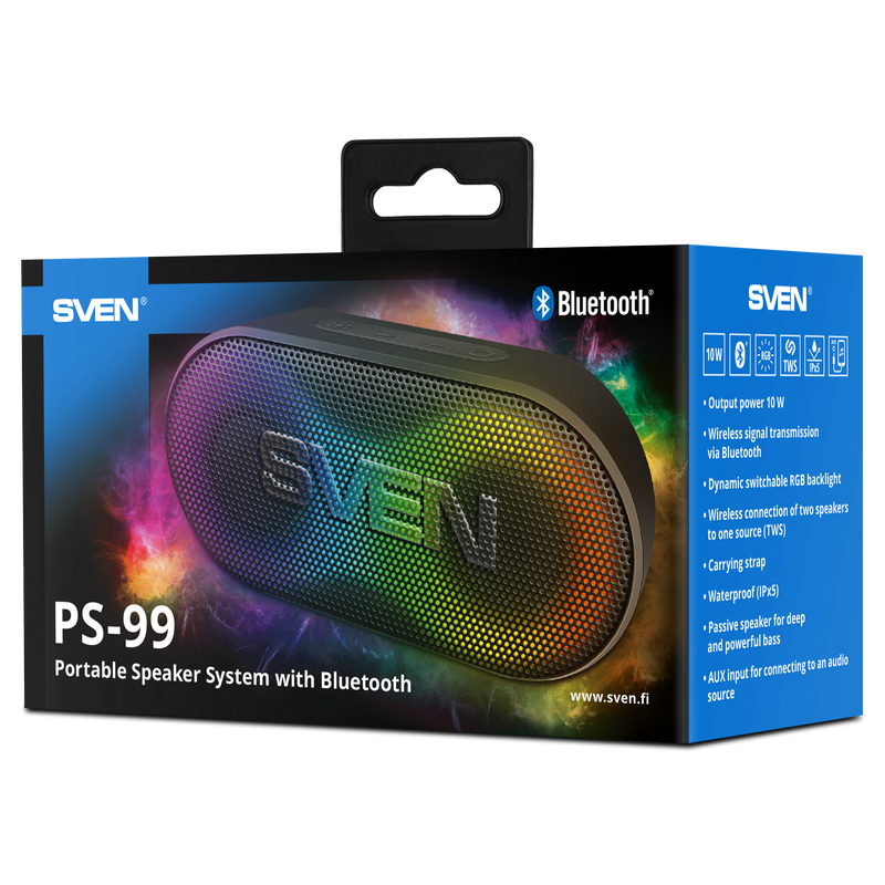 Boxă portabilă SVEN PS- 99 Negru