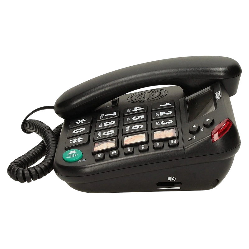 Проводной телефон MaxCom KXT480 Черный