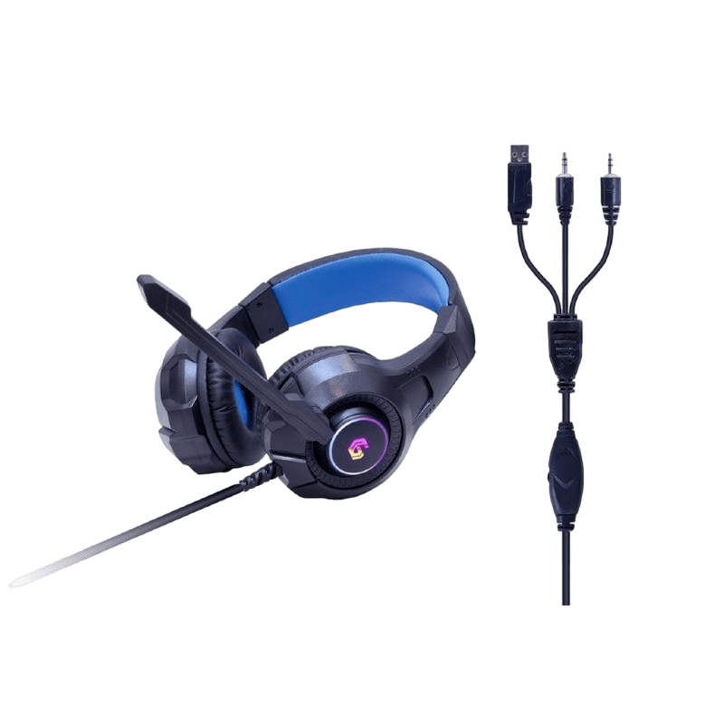 Set Tastatură + Mouse + Mouse Pad + Căști Gembird GGS-UMGL4-02 Membrană Negru
Cu fir | Engleza