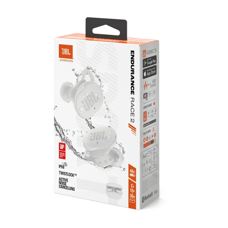 Căști JBL Endurance Race 2 Alb