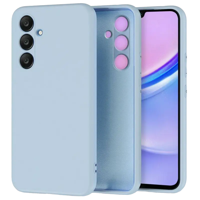 Чехол Xcover Samsung Galaxy A25 Soft Touch Microfiber Голубой
