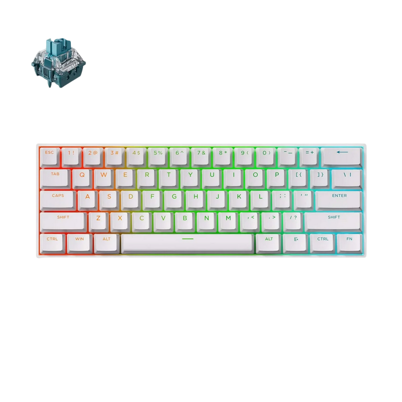 Tastatură MCHOSE Ace 60 Pro Mecanic Alb
Cu fir | Engleza