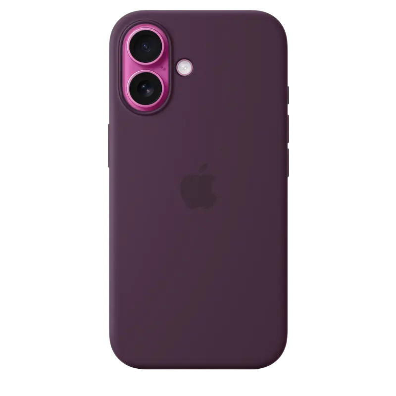 Чехол Apple iPhone 16 Silicone Case MagSafe A3313 слива