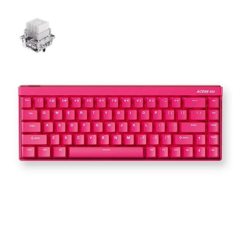 Tastatură MCHOSE Ace 68 Air Mecanic Roz
Cu fir | Engleza
