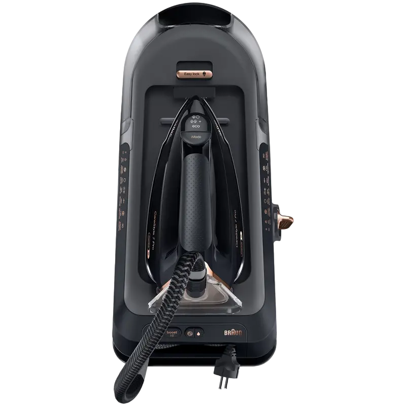 Fier de călcat cu generator de abur Braun IS 7286BK SS