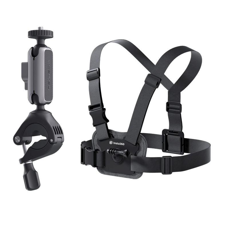 Крепление на руль и нагрудный ремень Insta360 Bike Bundle V2 Черный