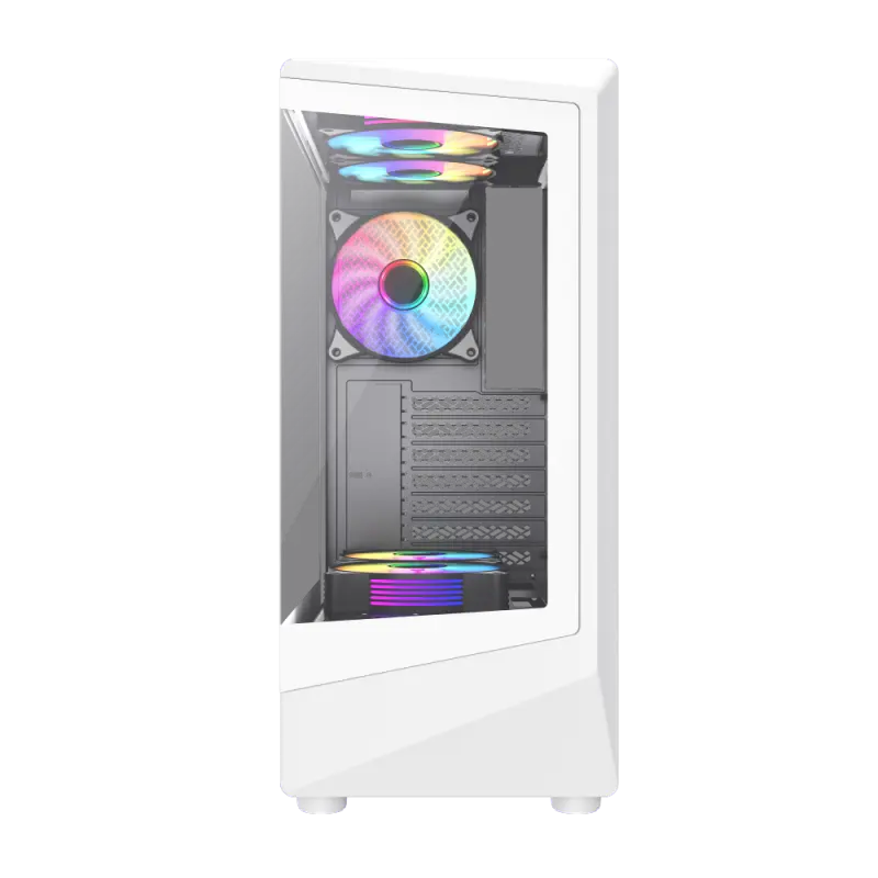 Carcasă PC Gamemax VISTA CPC AW Midi-Tower Alb