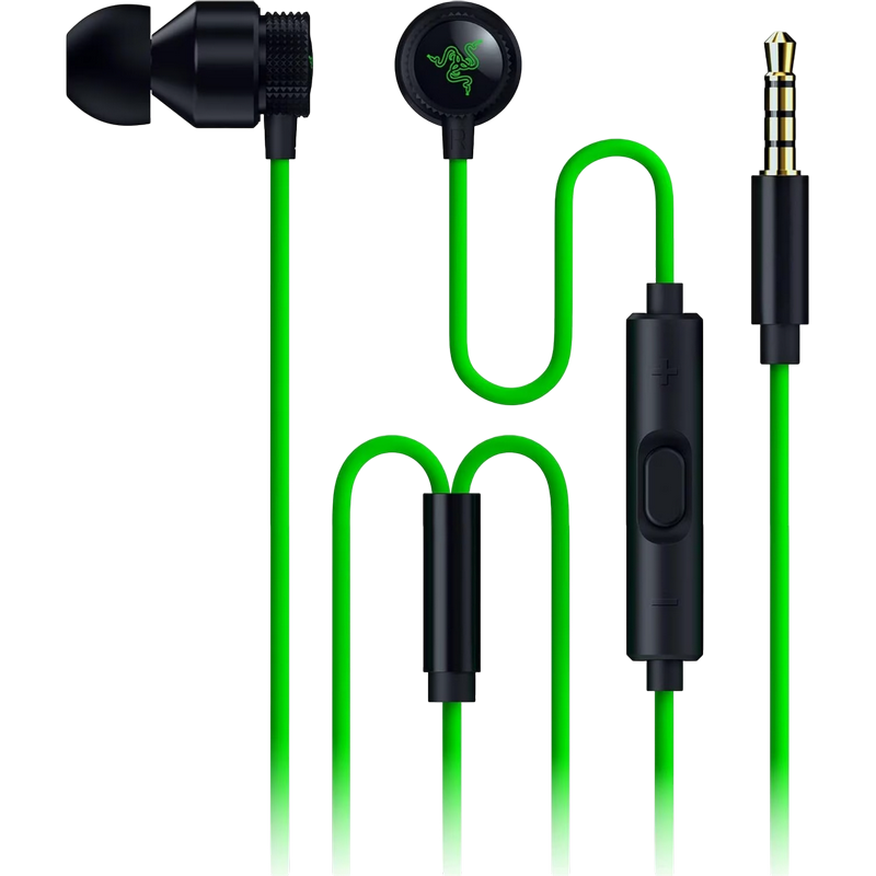 Наушники Razer Hammerhead V3 Чёрный | Зелёный