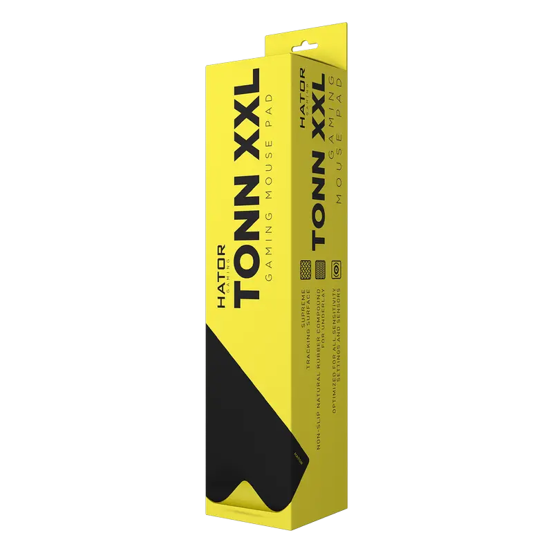 Игровой коврик для мыши HATOR Tonn XXL Чёрный