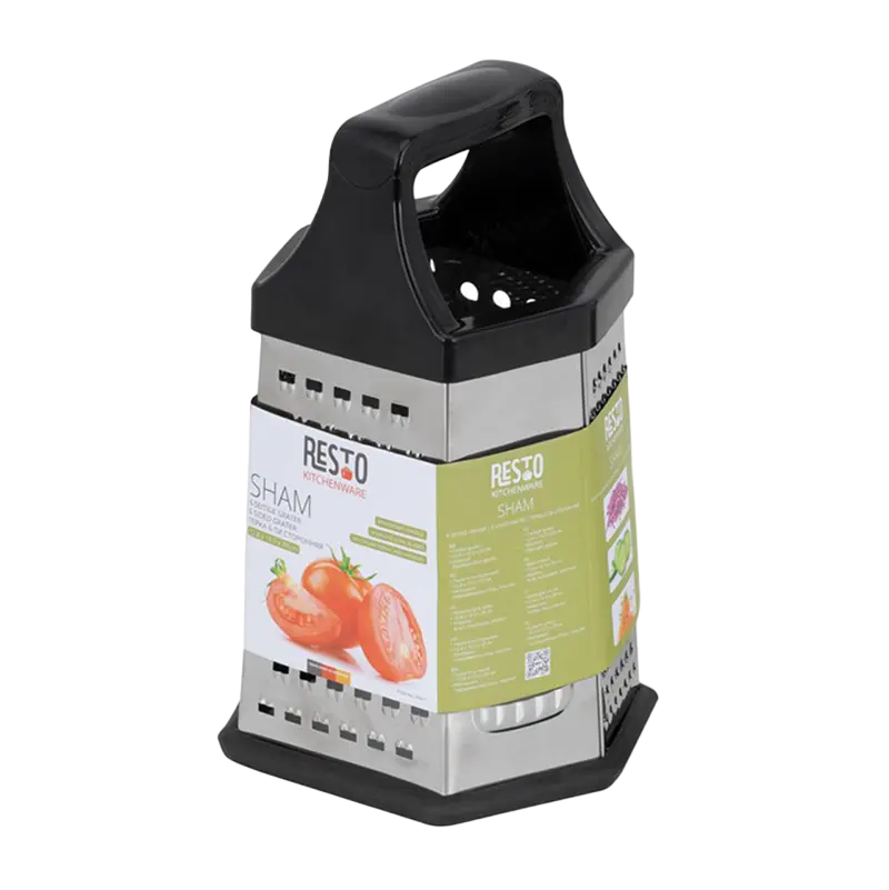 Răzătoare RESTO 95411 SHAM Negru
Oțel inoxidabil | Plastic | 180 g