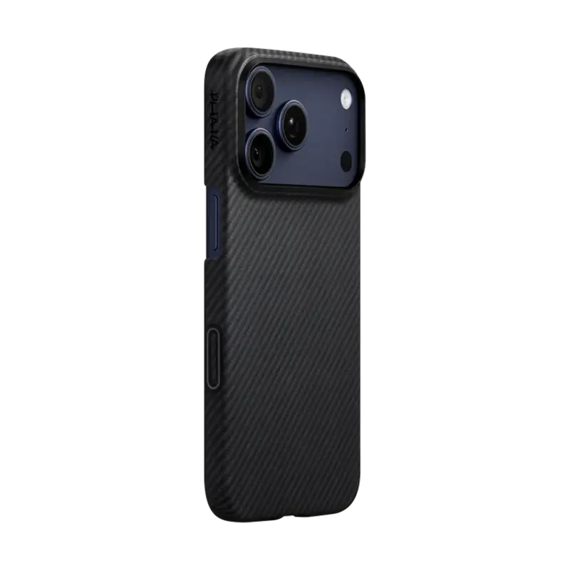 Чехол Pitaka Apple iPhone 17 Pro Max Ultra-Slim Case Чёрный | Серый