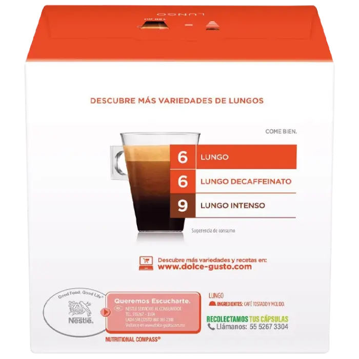 Кофе Dolce Gusto Lungo