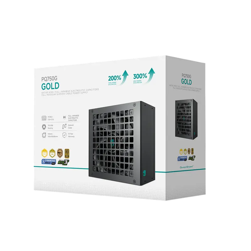 Sursă Alimentare PC Deepcool GamerStorm PQ750G ATX Alb