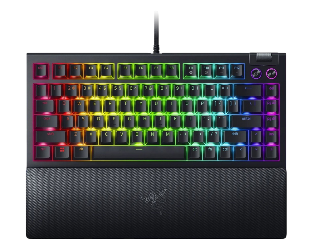 Клавиатура Razer BlackWidow V4 75% Механический Черный