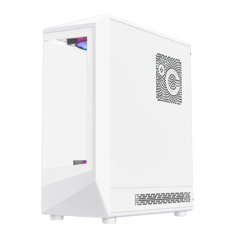 Carcasă PC Gamemax VISTA CPC AW Midi-Tower Alb