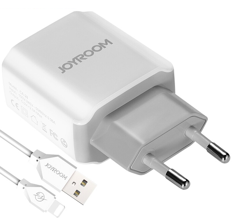 Зарядное устройство Joyroom L-221 Travel USB charger Белый