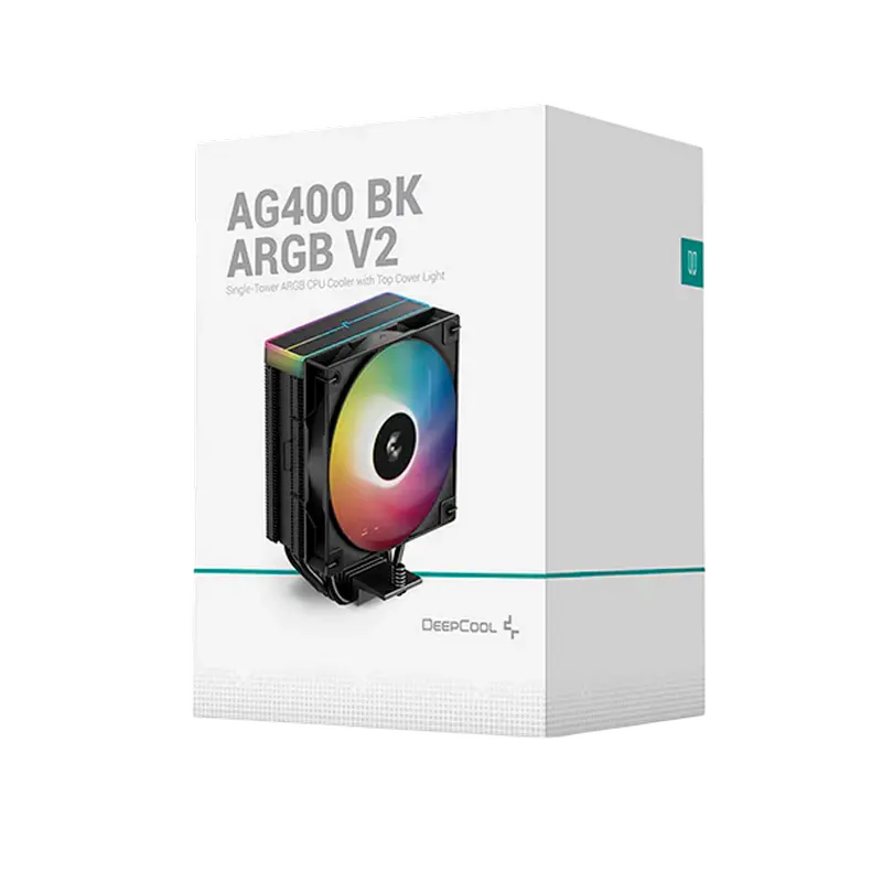 Cooler procesor Deepcool AG400 BK ARGB V2 120 mm