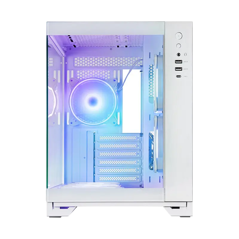 Carcasă PC Chieftec Visio, Midi-Tower, Fără PSU, Alb