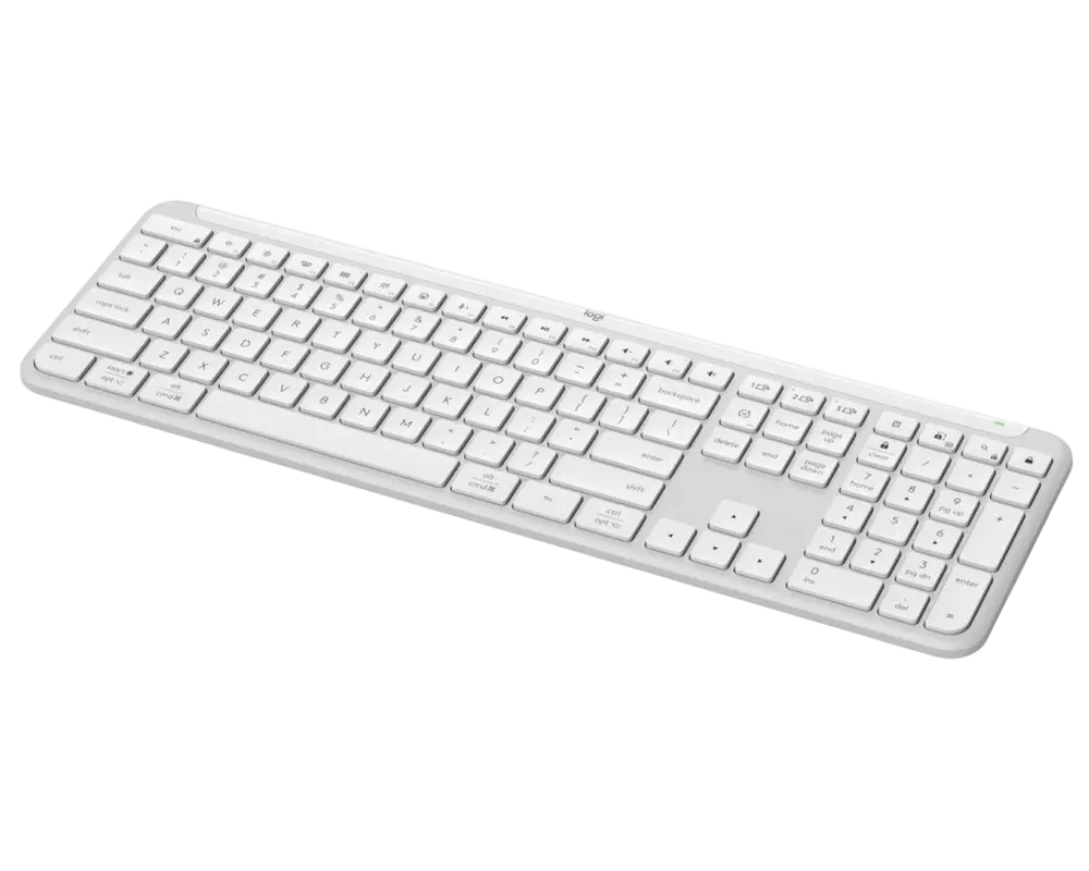 Tastatură Logitech K950 Membrană Alb