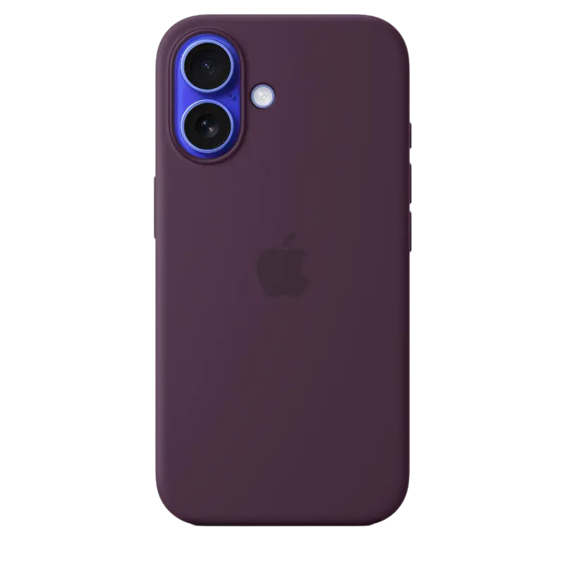 Чехол Apple iPhone 16 Silicone Case MagSafe A3313 слива