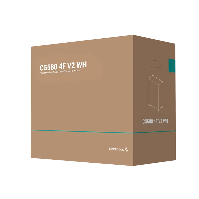 Carcasă PC Deepcool CG580 4F V2 Midi-Tower Alb