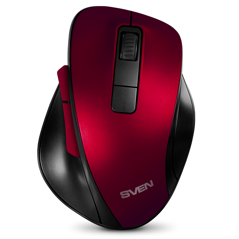 Mouse SVEN RX-525SW Roșu
Optical | 1600 dpi | Fără fir