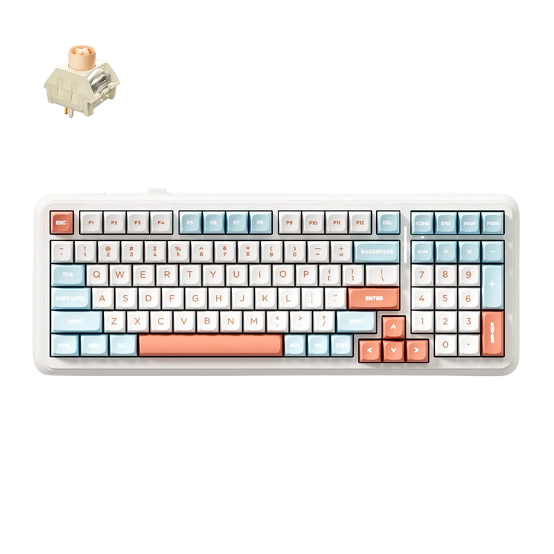 Tastatură MCHOSE K99 V2 Mecanic Alb
Cu fir,Fără fir | Engleza