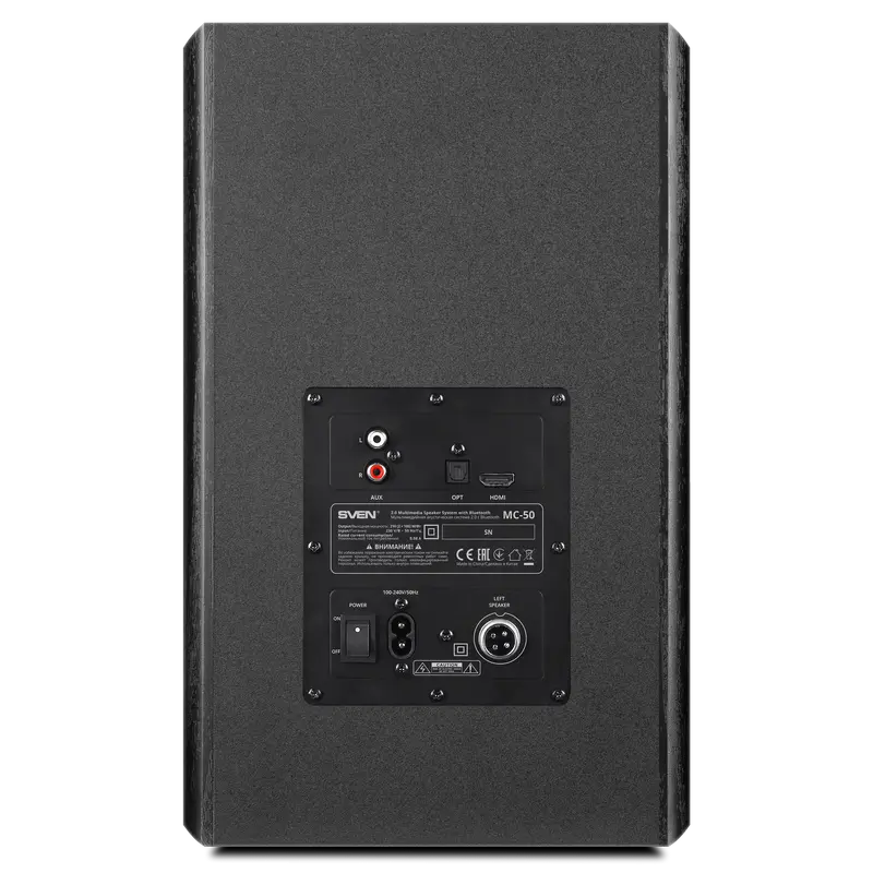 Boxă portabilă 2.0 CH SVEN MC-50, Negru