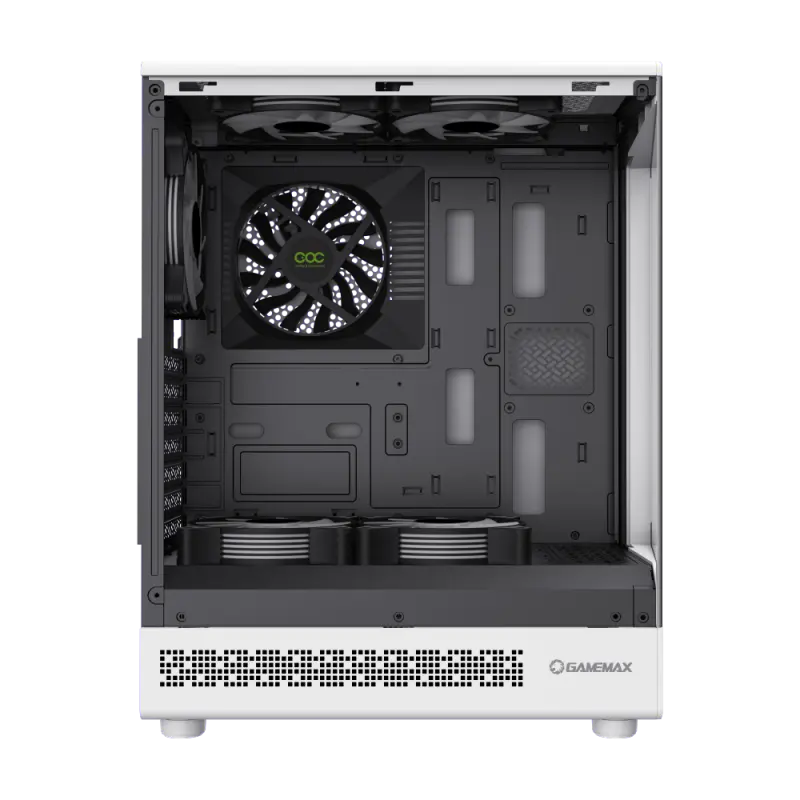 Carcasă PC Gamemax VISTA CPC AW Midi-Tower Alb