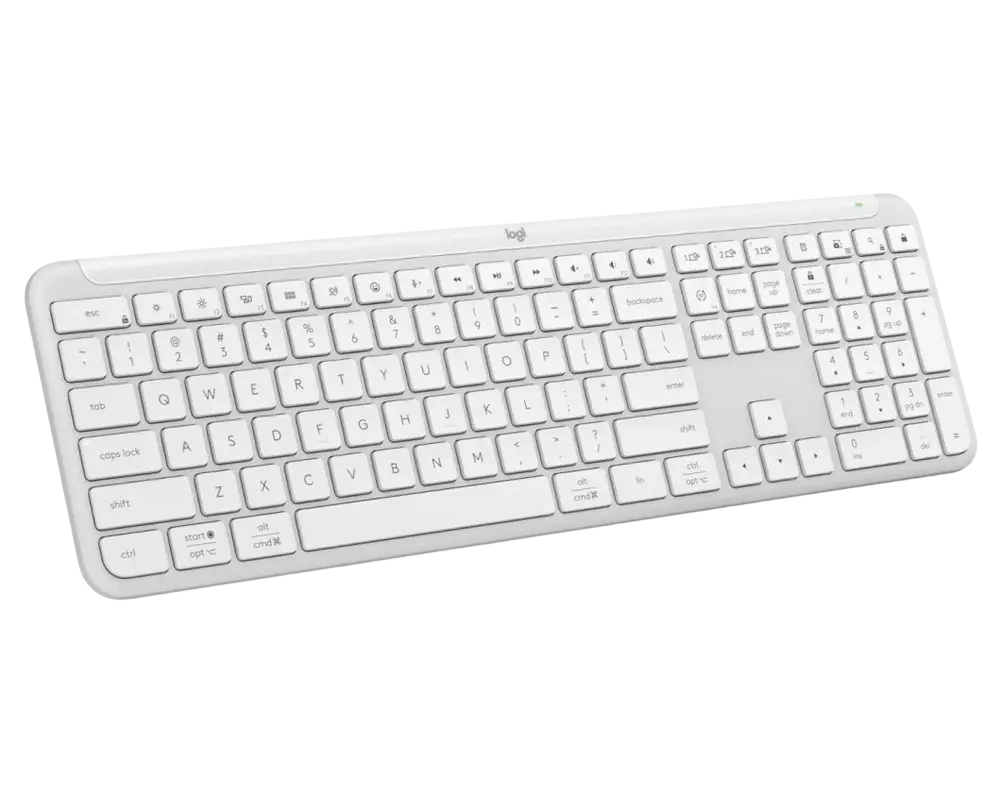 Tastatură Logitech K950 Membrană Alb