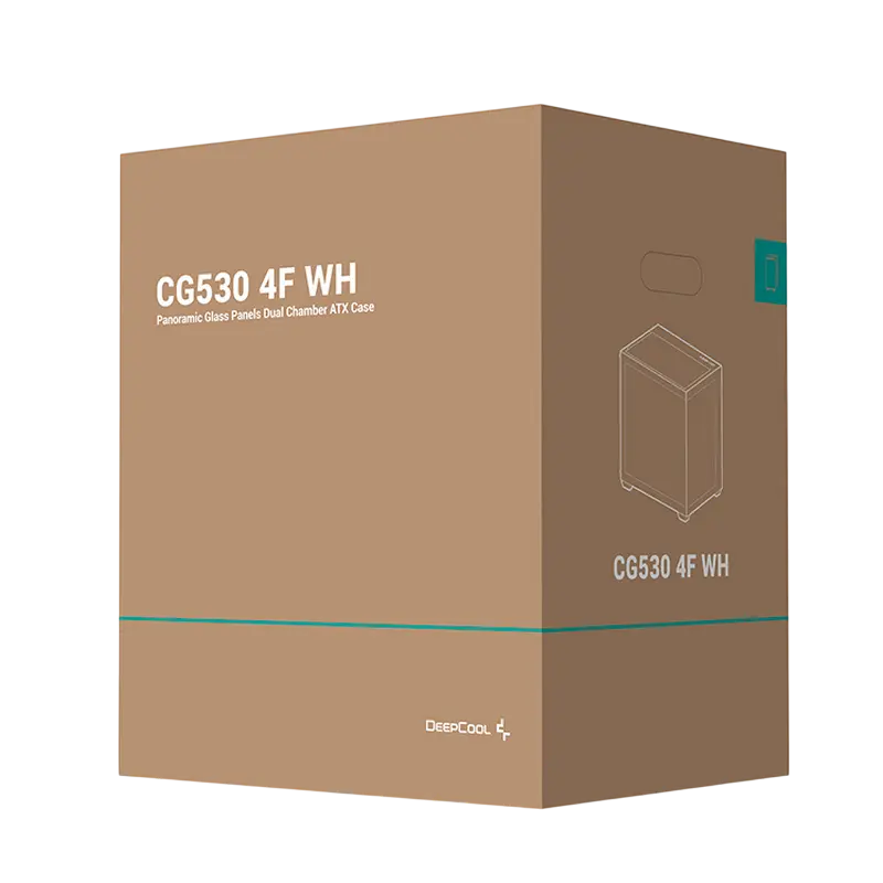 Carcasă PC Deepcool CG530 4F Midi-Tower Alb