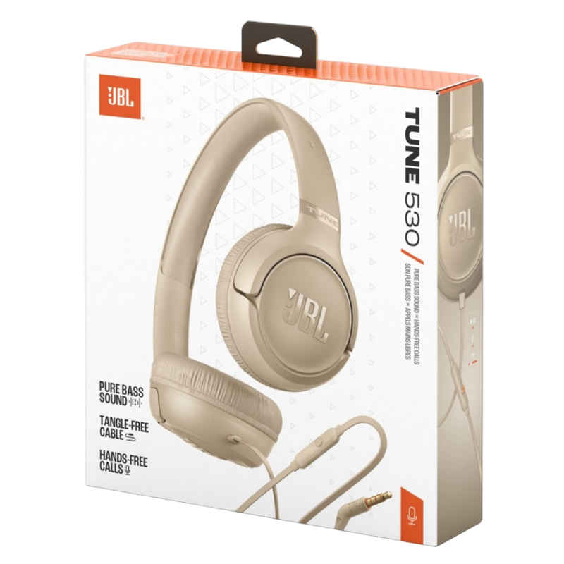Căști JBL T530 Bej