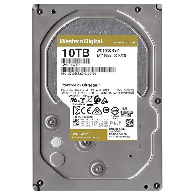 Unitate HDD Western Digital WD Gold 10 TB