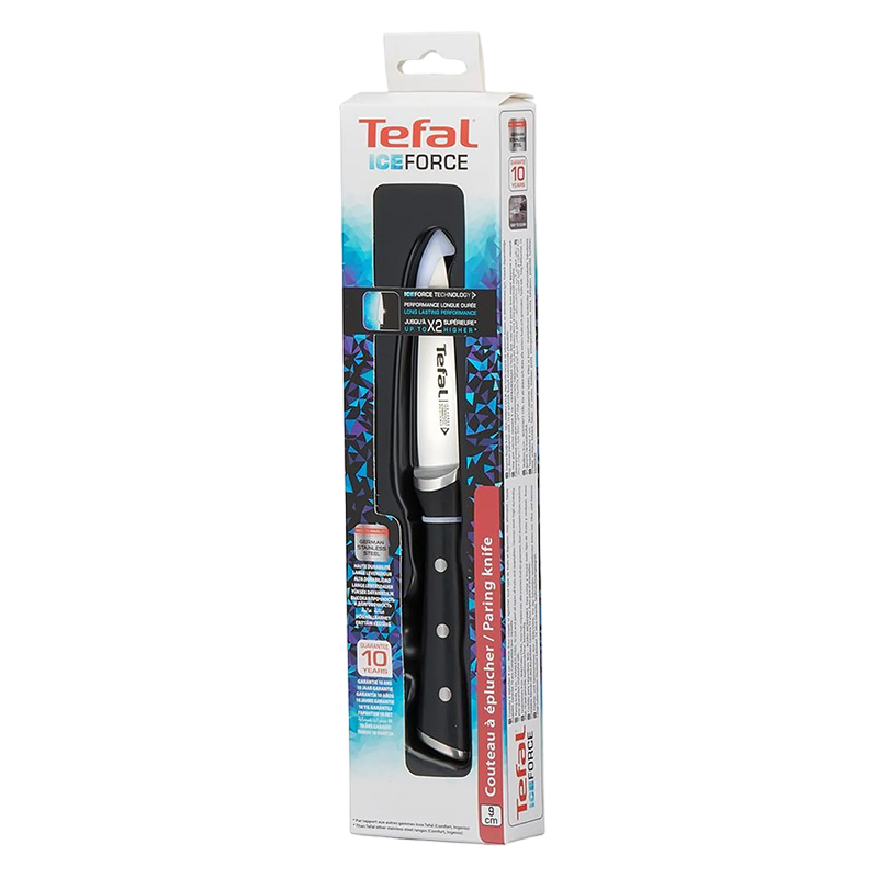Нож для чистки овощей Tefal K2320514 Ice Force Черный