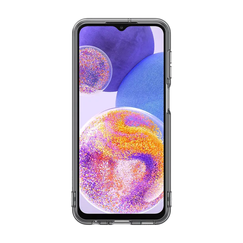 Чехол Samsung Galaxy A23 Soft Clear Cover Чёрный