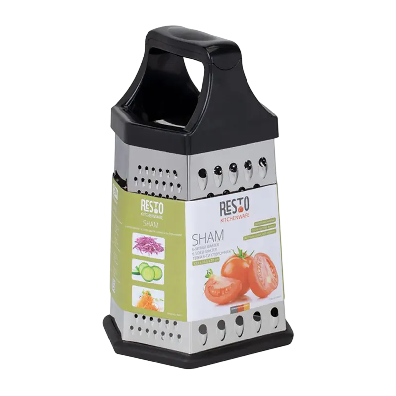 Răzătoare RESTO 95411 SHAM Negru
Oțel inoxidabil | Plastic | 180 g