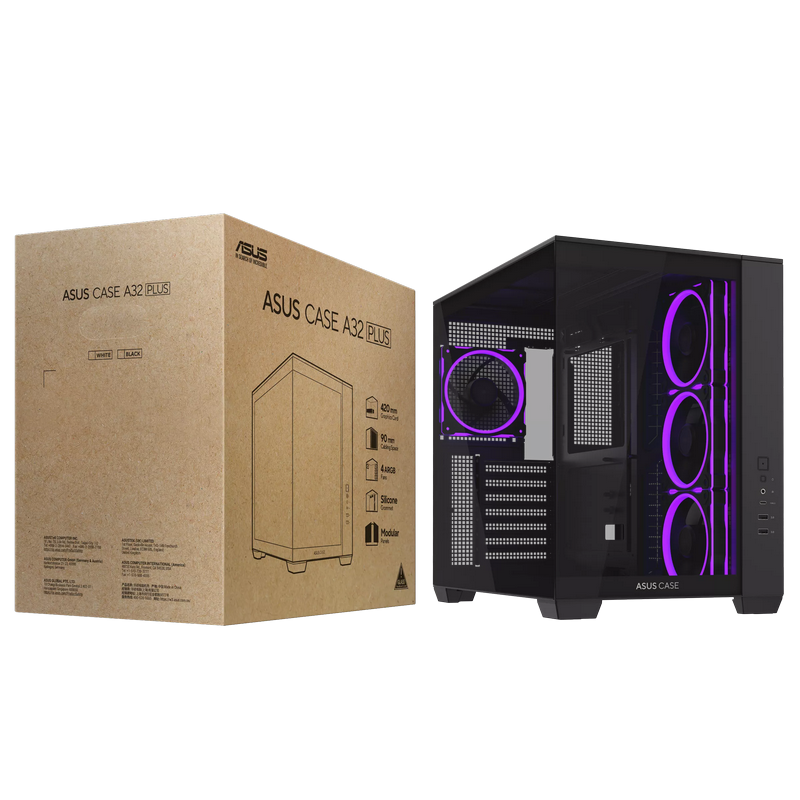 Carcasă PC ASUS A32 Plus Midi-Tower Negru