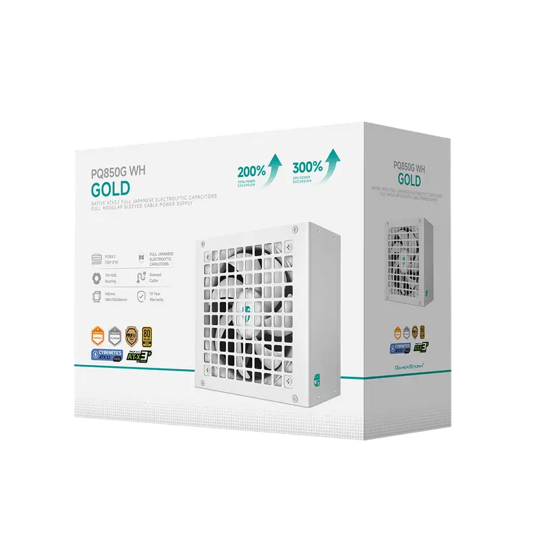 Sursă Alimentare PC Deepcool GamerStorm PQ850G WH ATX Alb