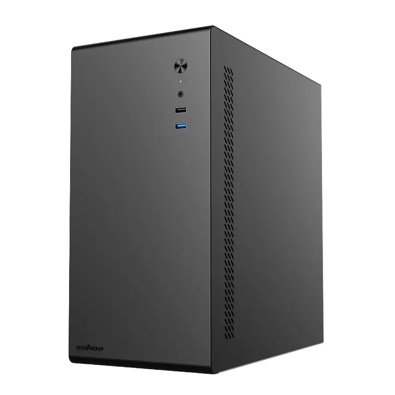 Carcasă PC Sohoo 6519BK Midi-Tower