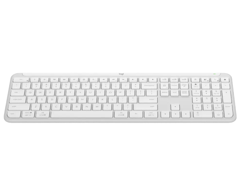 Tastatură Logitech K950 Membrană Alb