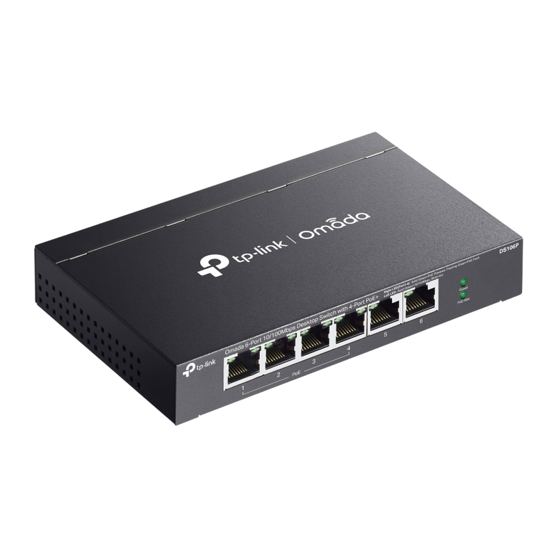 Сетевой коммутатор TP-LINK DS106P Черный