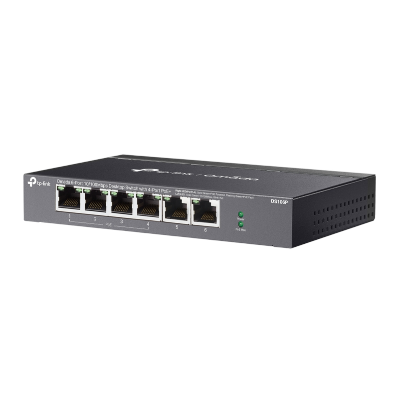 Сетевой коммутатор TP-LINK DS106P Черный