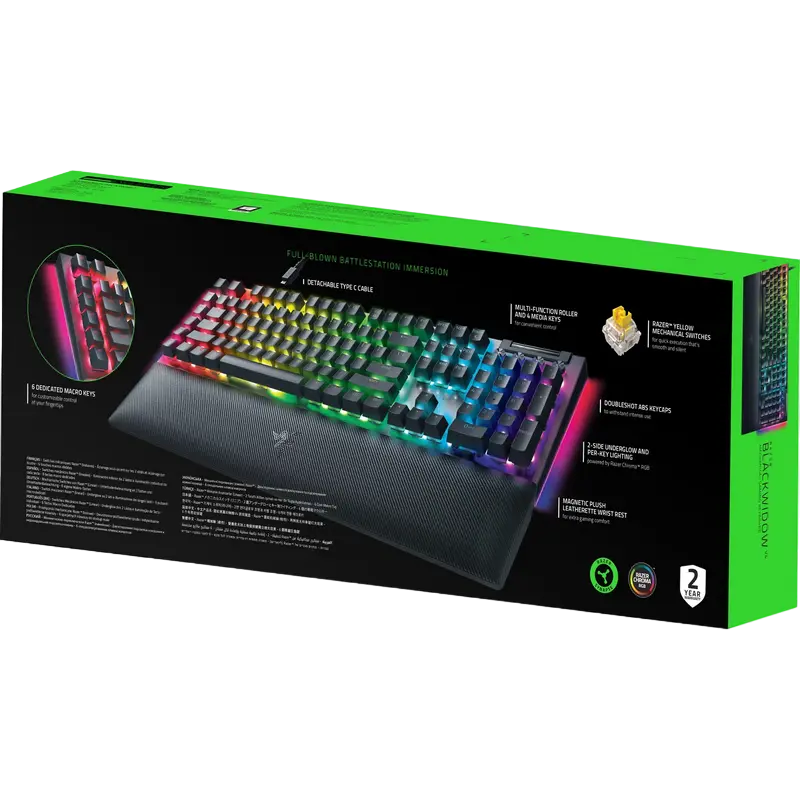 Tastatură Razer BlackWidow V4 Mecanic Negru