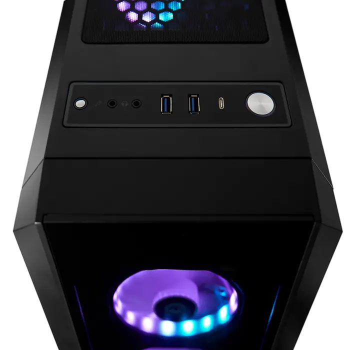 Carcasă PC Chieftec GL-03B-UC-OP Midi-Tower Negru