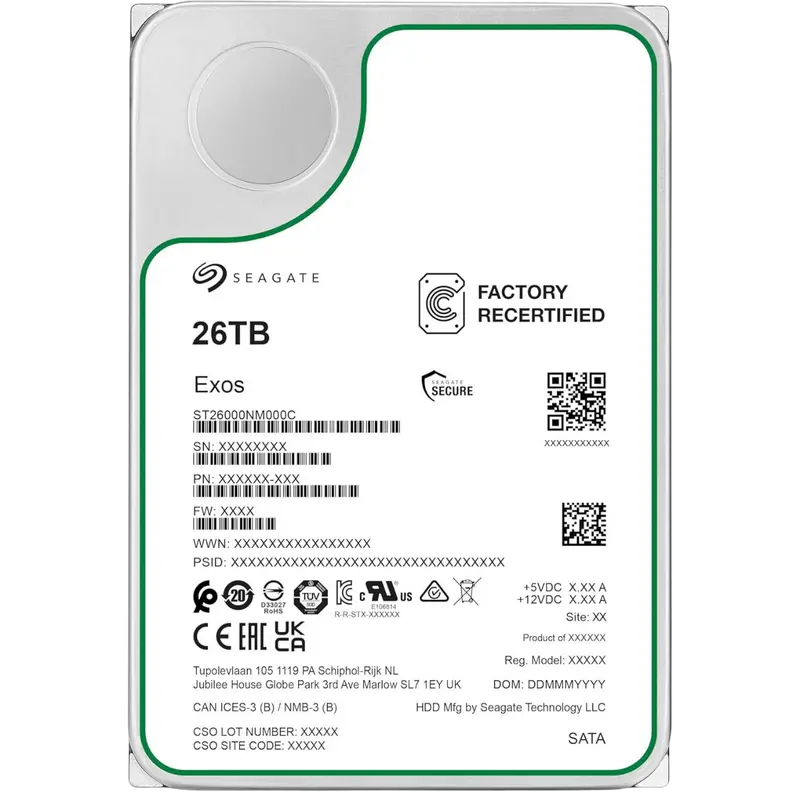 Жесткий диск Seagate Exos 26 ТБ..