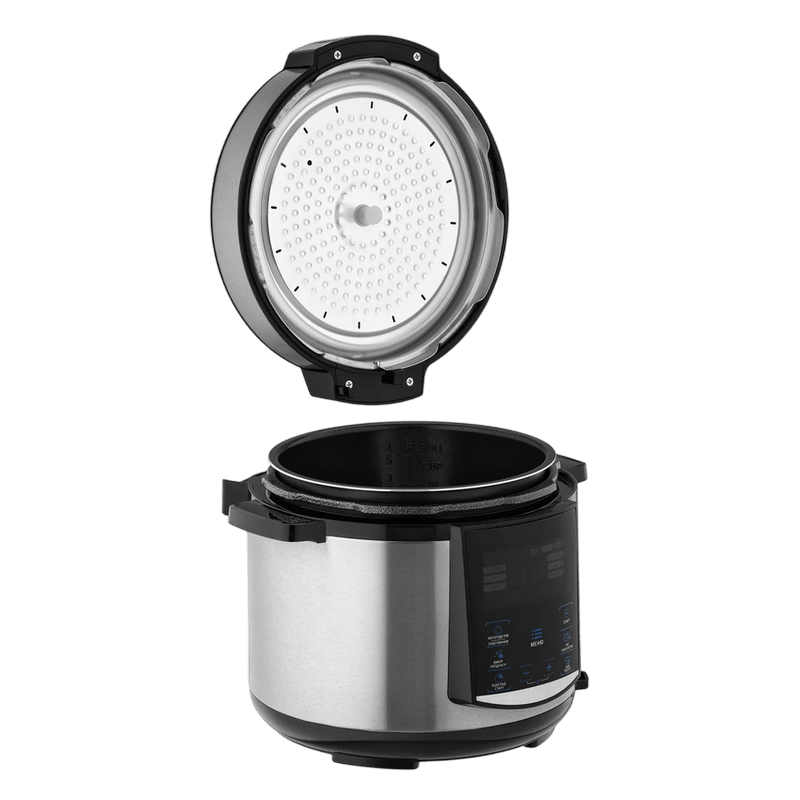Aparat de gătit multifuncțional sub presiune Ardesto MPC-P225 Argintiu | Negru
900 W | 5 l | Antiaderent