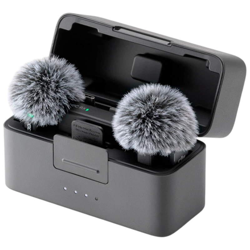 Microfon portabil pentru înregistrare vocală DJI Mic Mini (2 TX + 1 RX + Charging Case) Fără fir Negru