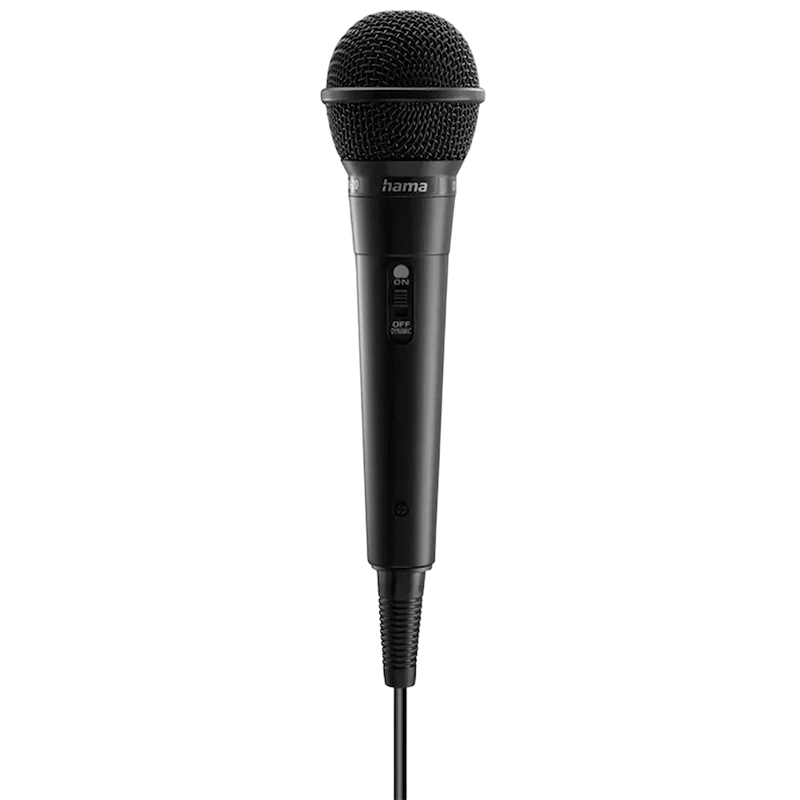 Microfon Karaoke HAMA Party Cu fir Negru